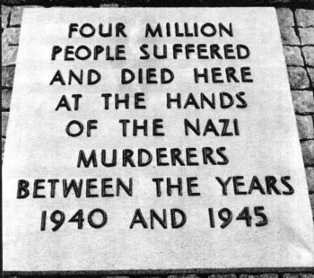 Auschwitz Birkenau Memorial, 4 Million Victims, Plaque until 1990