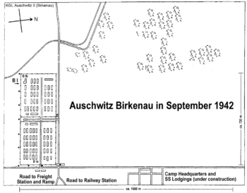 Birkenau Map, September 1942