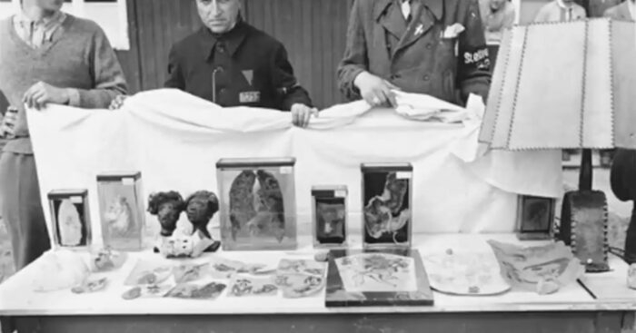 Collection of objects allegedly found in Buchenwald Camp