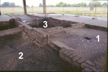 Sachsenhausen Camp, fumigation chamber, garage, undressing room